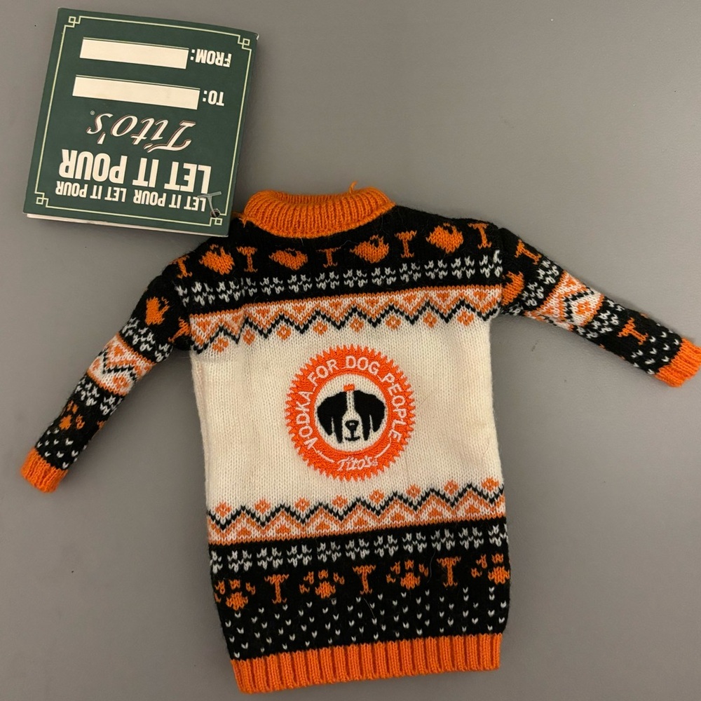 🍂SALE NWT Tito’s Handmade Vodka Sweater